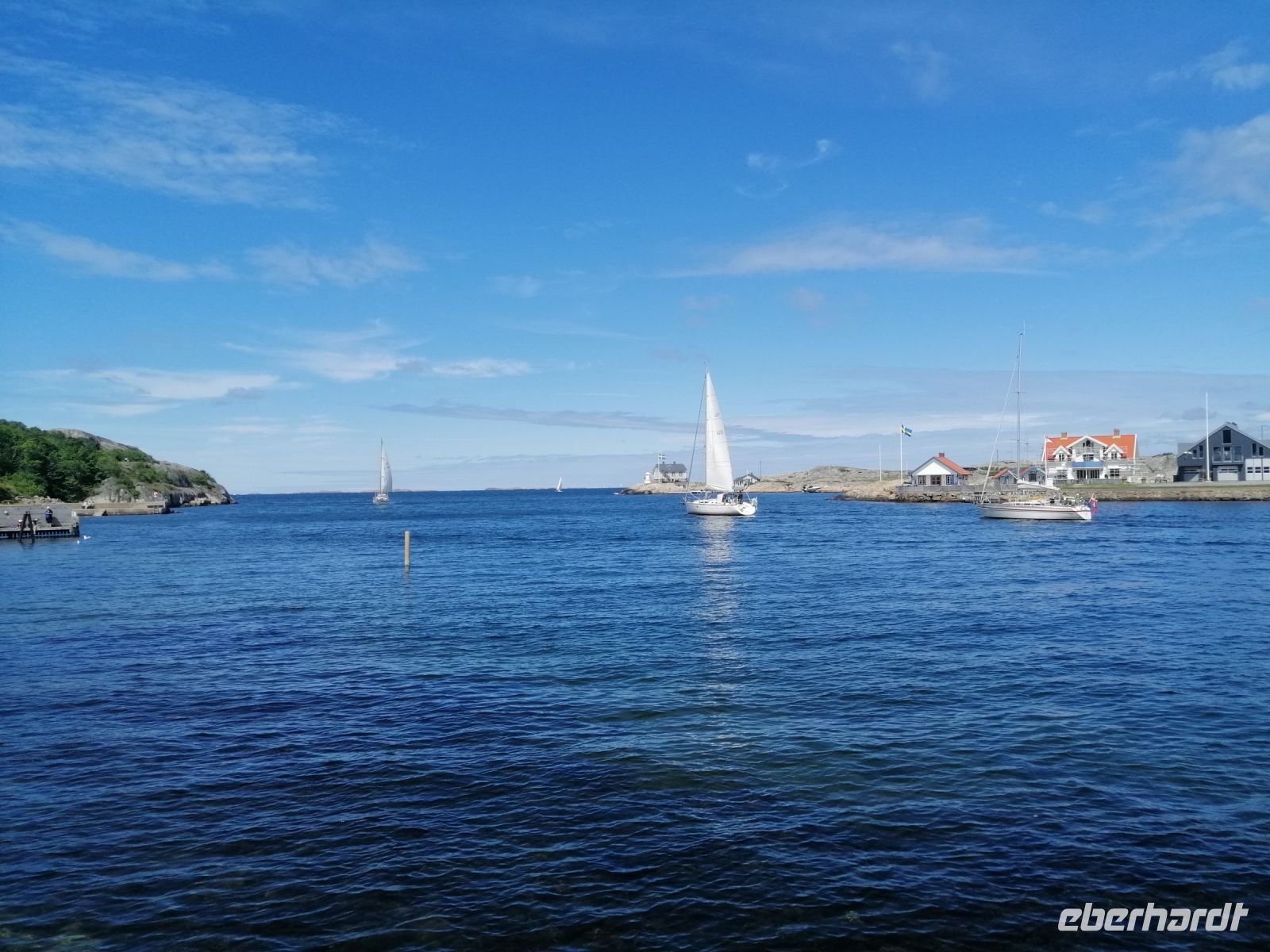 Gemeinsamer Spaziergang durch Marstrand