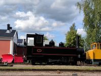 Schweden. Mariefred Bahnhof