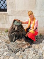 Schweden. Stockholm. Heike mit Fuchs