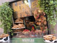 Schweden. Stockholm. Waffelbäckerei