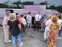 Schweden. Verabschiedung unseres Busfahrers