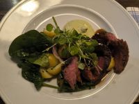 Schweden. Abendessen in Stockholm