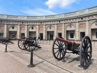 Schweden. Stockholm. Im Schlosshof