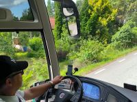 Schweden. Busfahrer Micke on Tour