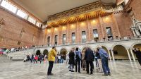 Kreuzfahrt Götakanal - Blaue Halle im Rathaus (Stadshuset) in Stockholm