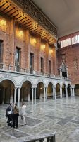 Kreuzfahrt Götakanal - Blaue Halle im Rathaus (Stadshuset) in Stockholm