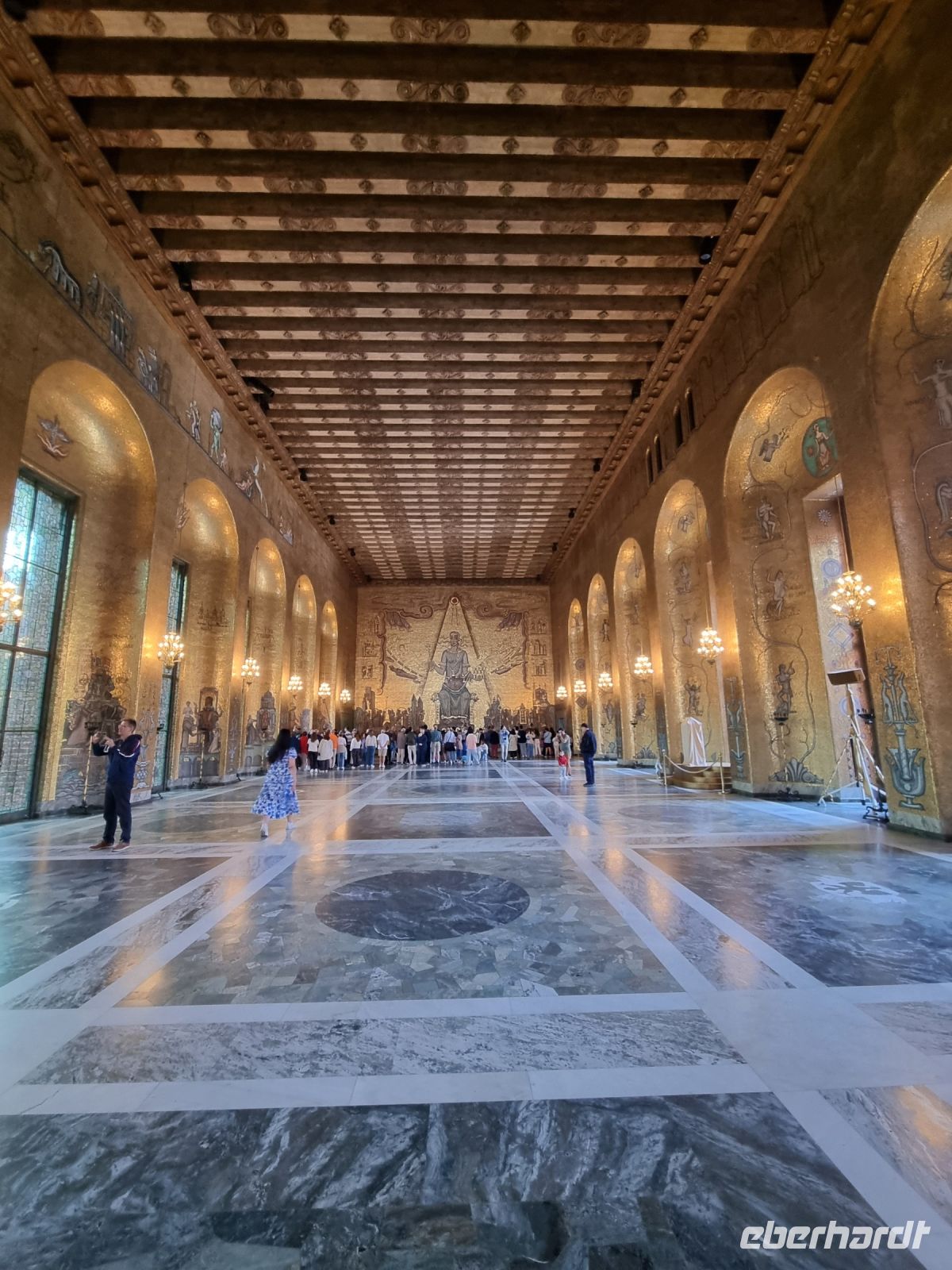 Stadshuset (Rathaus) - Gyllene salen bzw. Goldener Saal