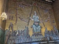 Stadshuset (Rathaus) - Gyllene salen bzw. Goldener Saal mit Mosaik der „Königin des Mälarsees“