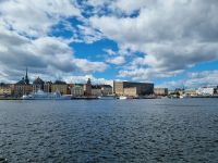 Blick von Skeppsholmen zum Königlichen Schloss