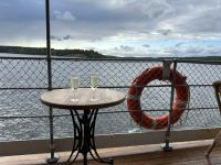 MS Diana - Sektempfang mit Kapitän