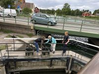 handbetriebene Schleuse