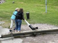 handbetriebene Schleuse