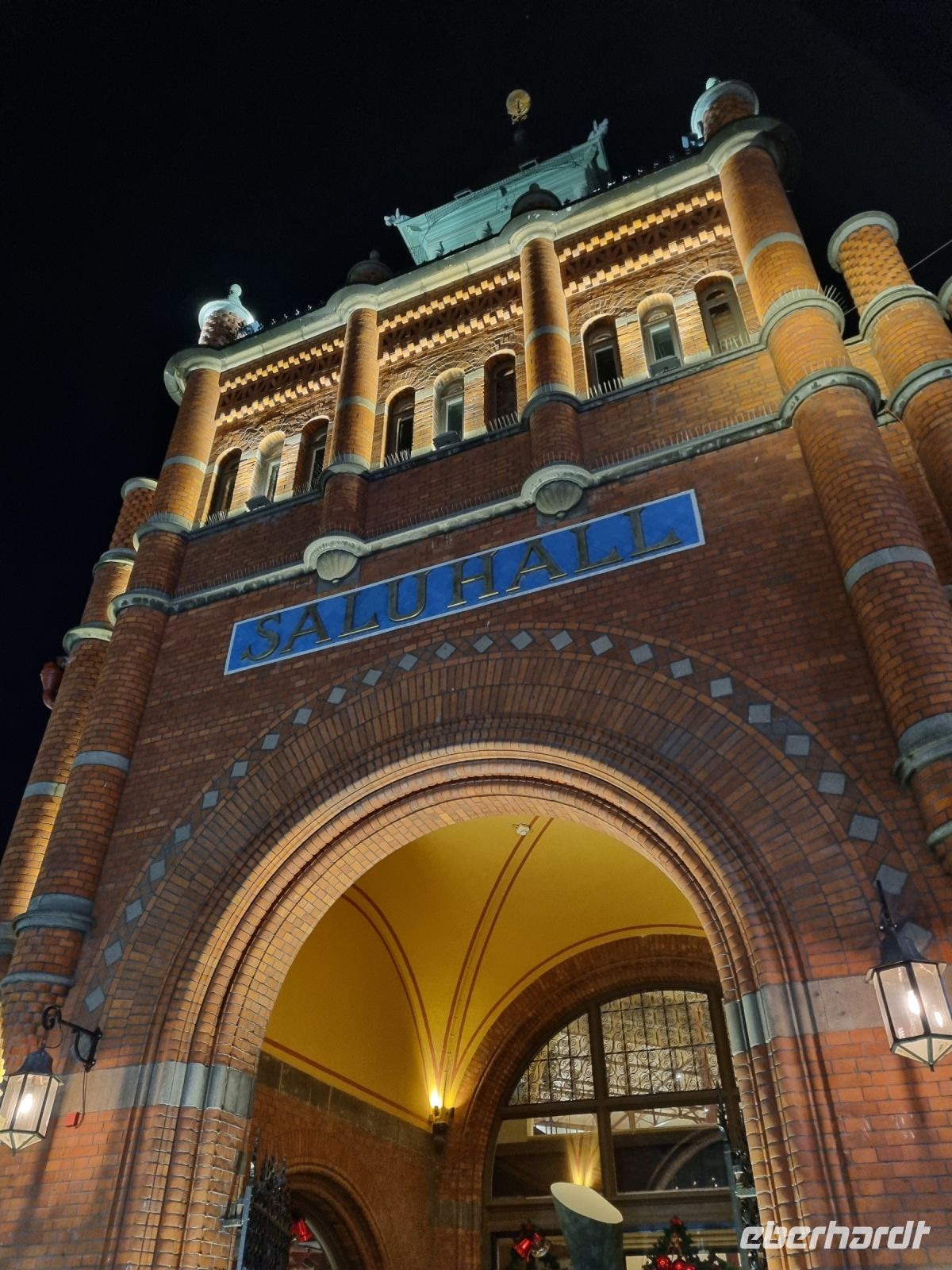 Weihnachtlicher Spaziergang durch Stockholm - Markthalle (Östermalms Saluhall)