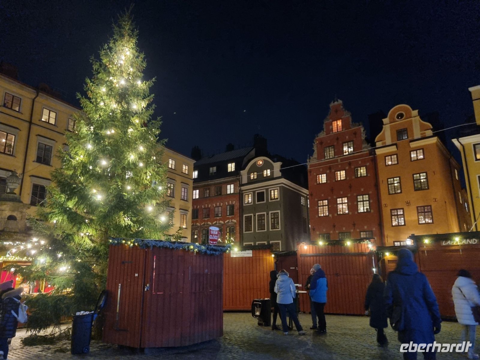 Weihnachtlicher Spaziergang durch Stockholm - Stortorget in der Altstadt (Gamla stan)