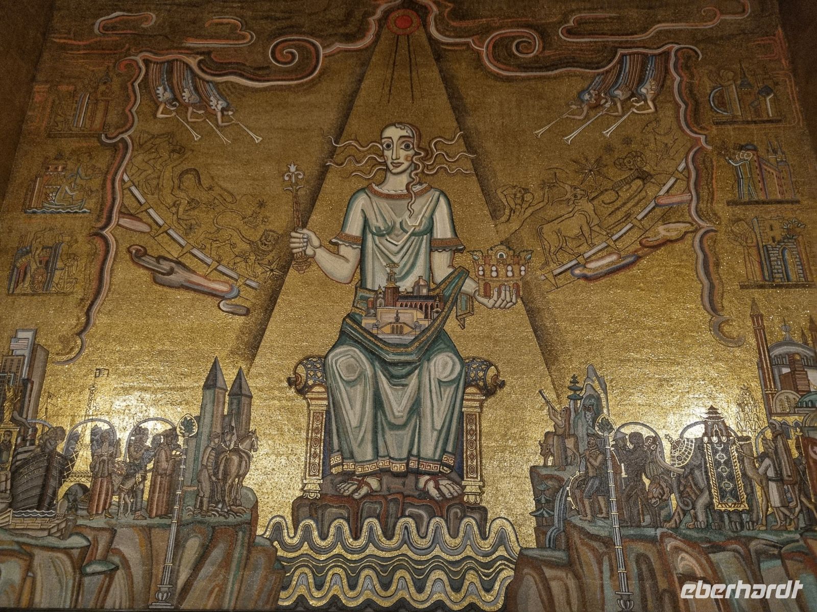 Stadshuset (Rathaus) - Gyllene salen bzw. Goldener Saal