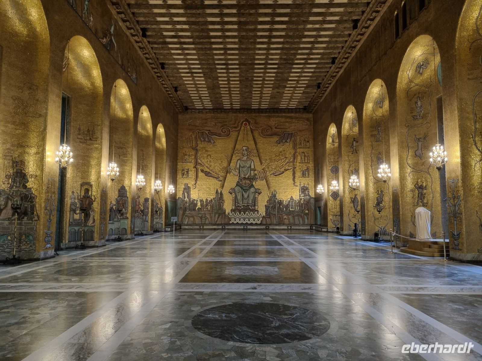 Stadshuset (Rathaus) - Gyllene salen bzw. Goldener Saal