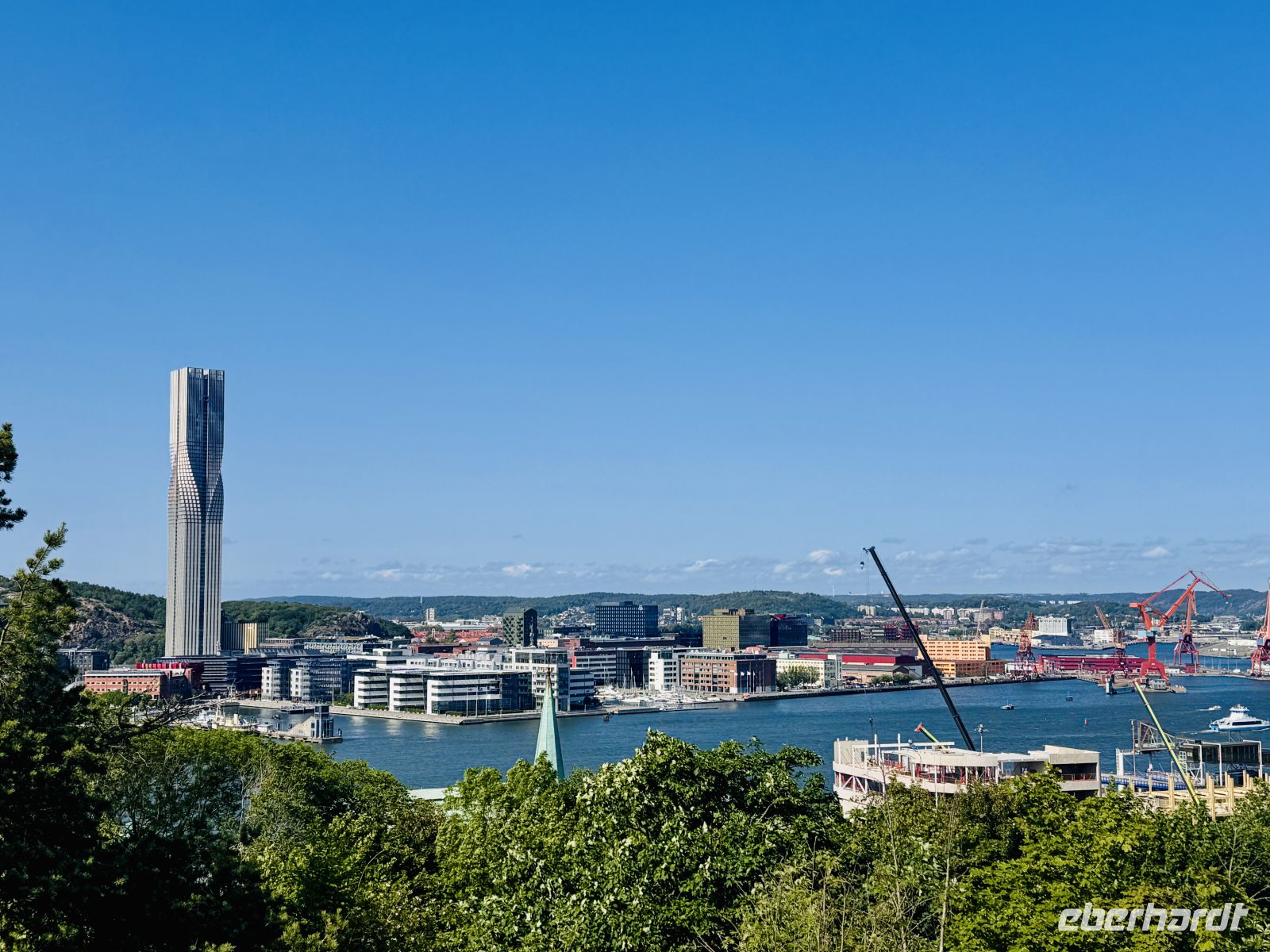 Tag 2 - Blick zum Hafen von Göteborg 