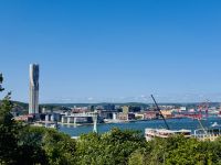 Tag 2 - Blick zum Hafen von Göteborg 