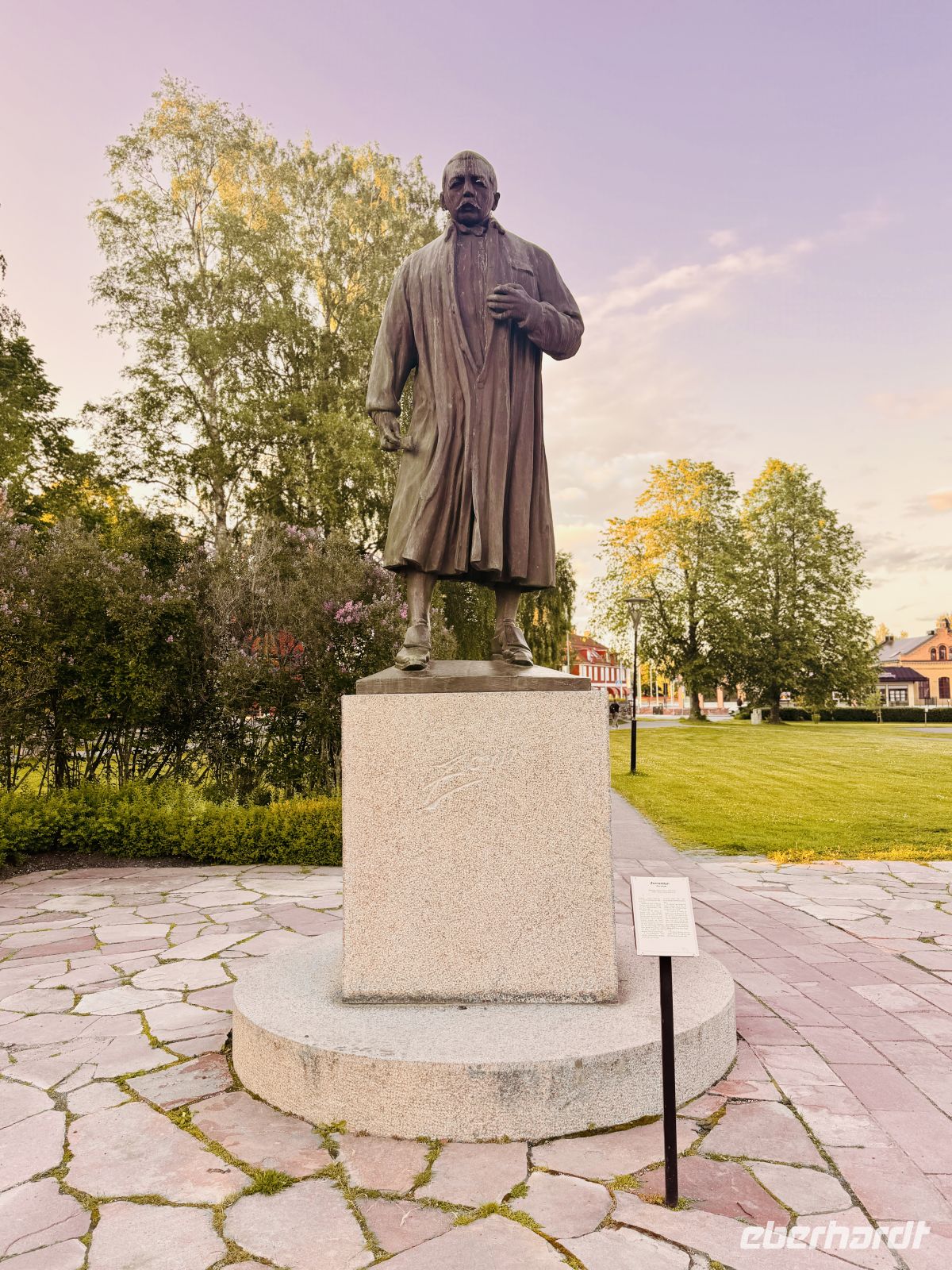 Tag 3 - Statue vom schwedischen Maler Anders Zorn, Mora