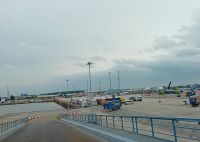 Hafen Rostock Ausfahrt aus dem Fährschiff