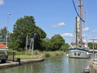 Segelschiff auf dem Götakanal