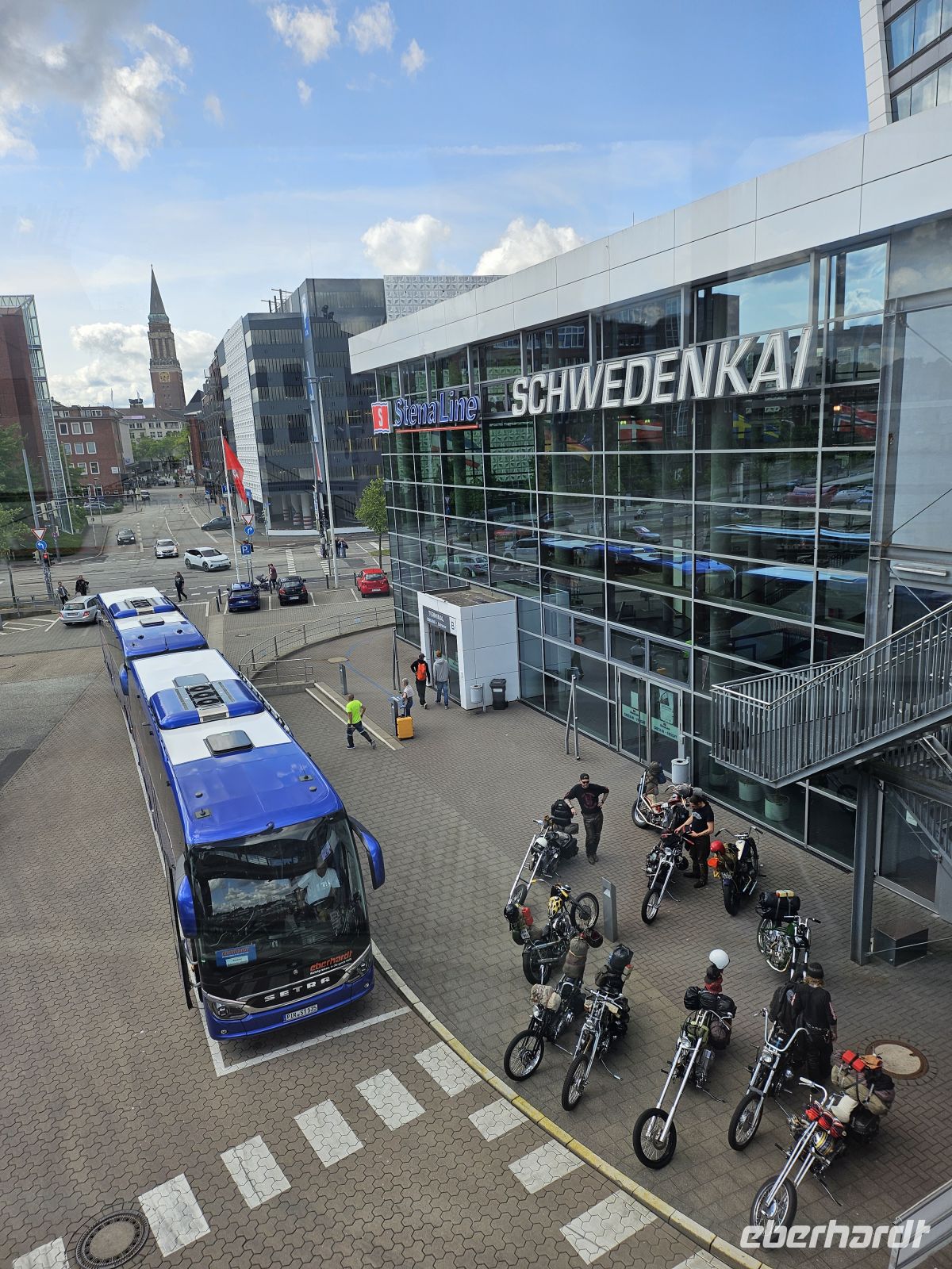 Ein letzter Blick zurück zum Schwedenkai