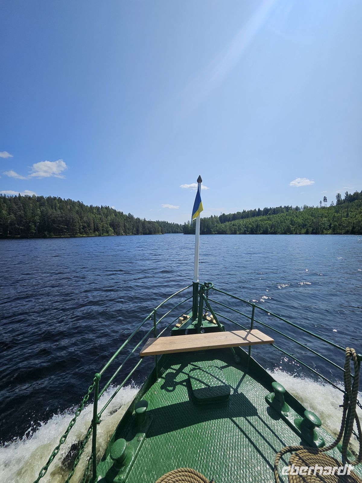 Schifffahrt auf dem Dalsland Kanal