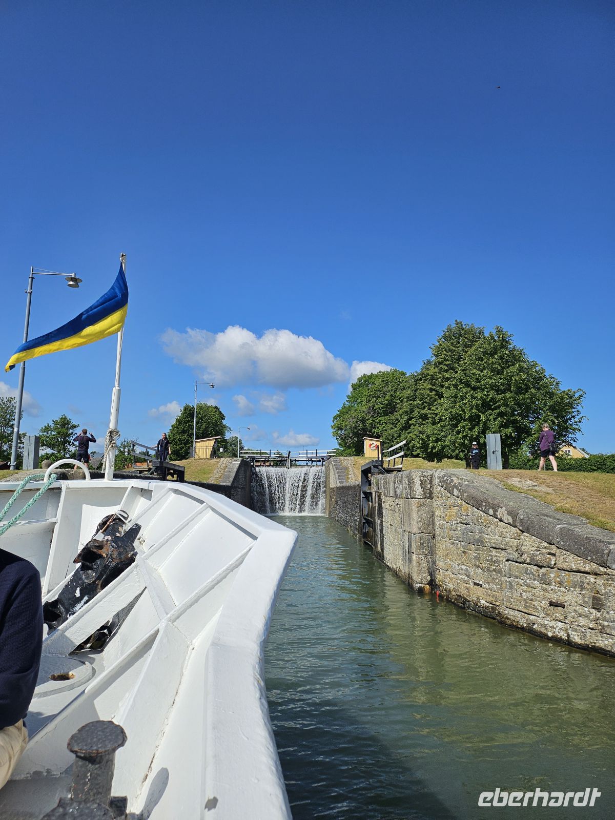 die Schleusentreppe im Göta Kanal