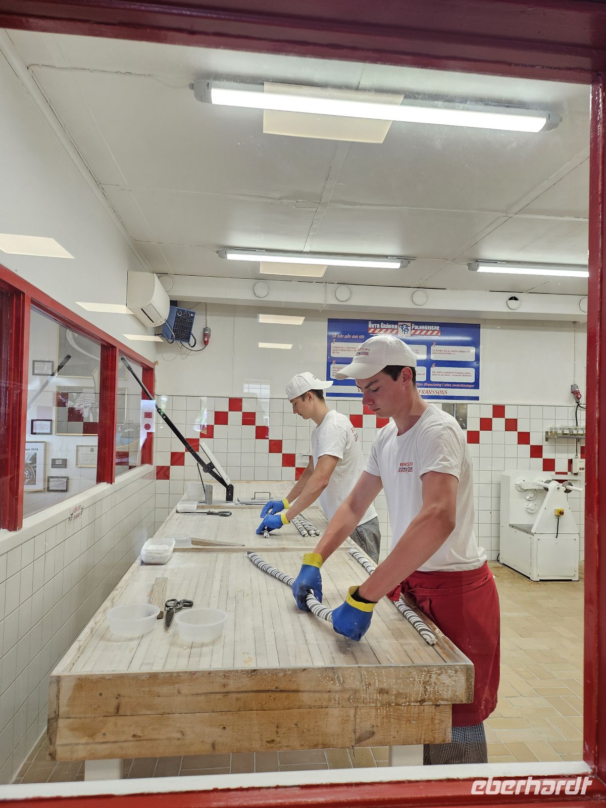 Zwischenstopp in Gränna - Polkagriesfabrik