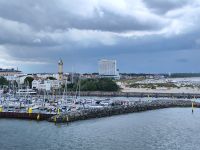 Einfahrt bei Warnemünde