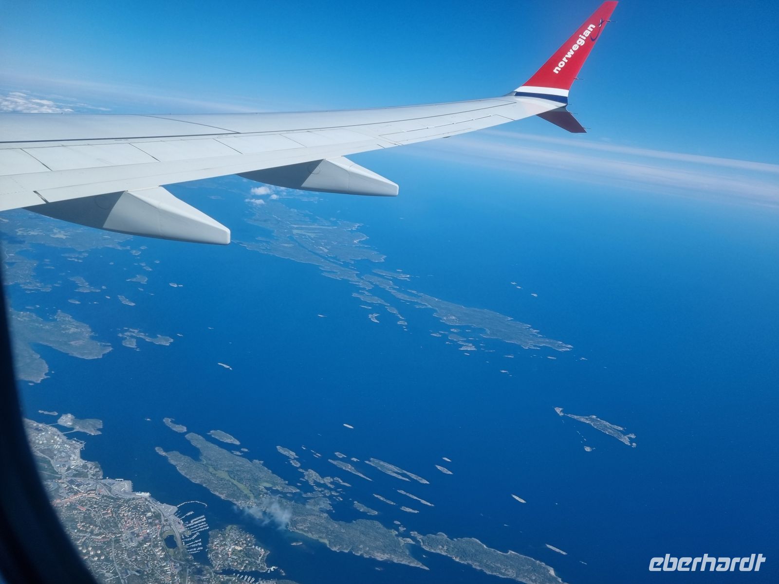 Anflug auf Stockholm...