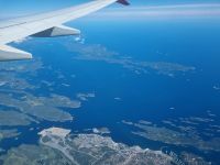 Anflug auf Stockholm...