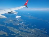 Anflug auf Stockholm...