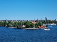 Blick von der Insel Södermalm auf die Insel Kastellholmen 