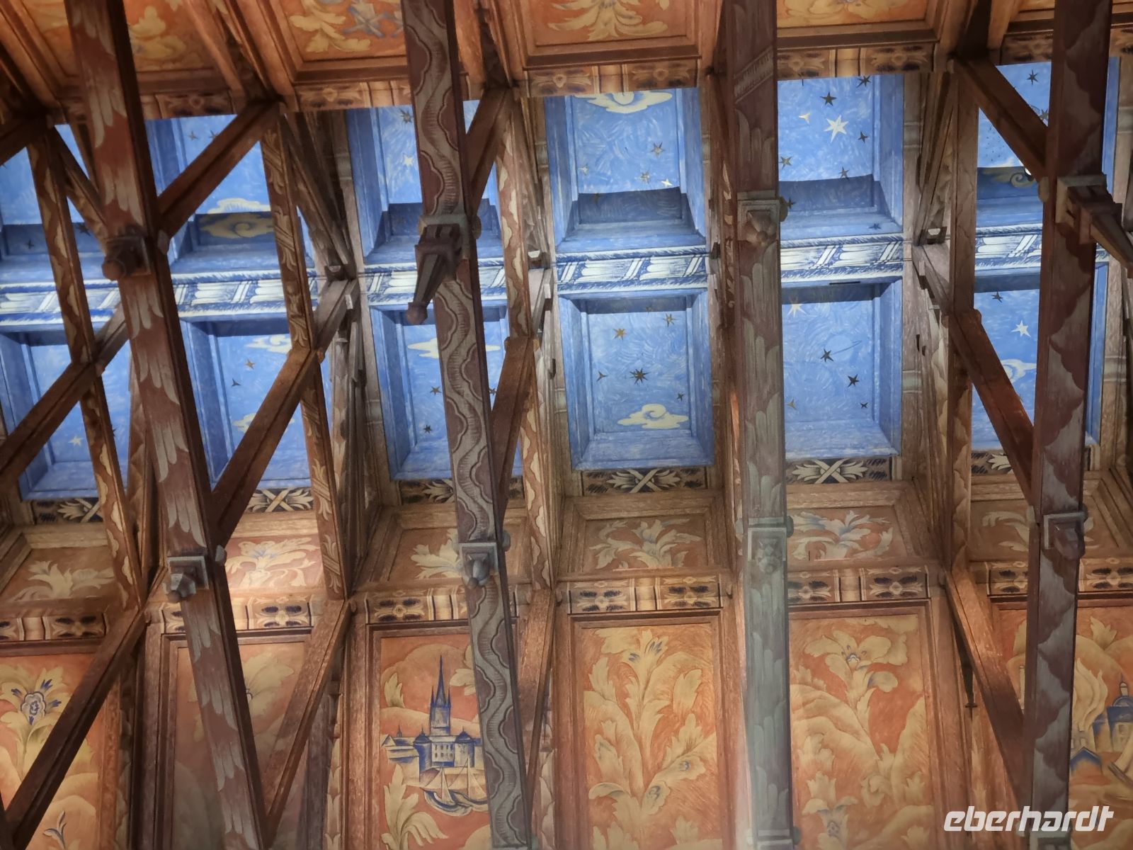 Stadshuset (Stadthaus) - Dachstuhl des Rådsalen