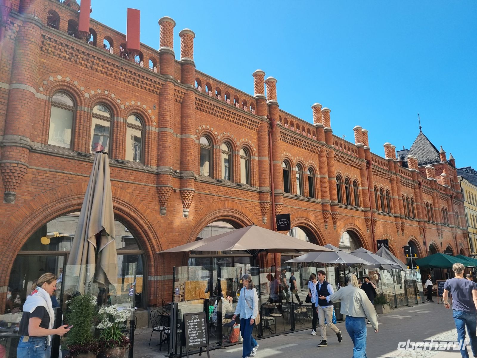 Besuch der Markthalle (Östermalms Saluhall)