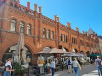 Besuch der Markthalle (Östermalms Saluhall)