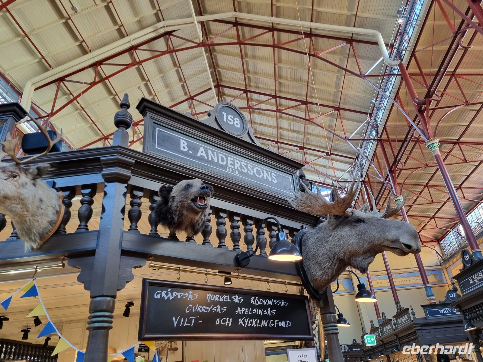 Besuch der Markthalle (Östermalms Saluhall)