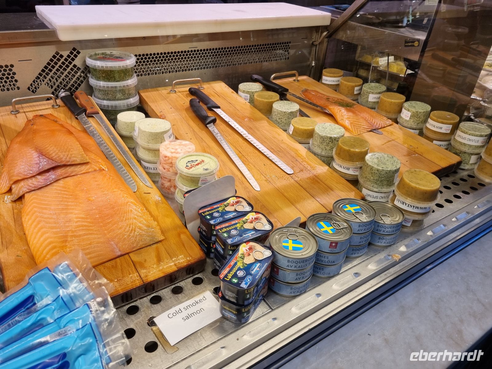 Besuch der Markthalle (Östermalms Saluhall)