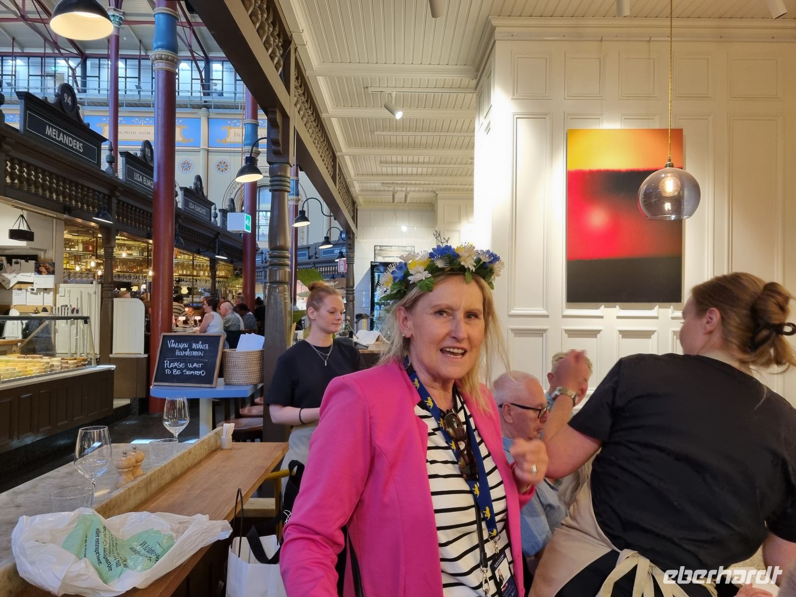 Besuch der Markthalle (Östermalms Saluhall)