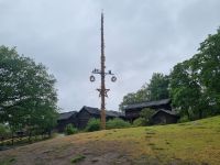 Freilichtmuseum Skansen - schwedischer Mittsommerbaum (Midsommarstång oder Majstång)