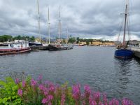 Blick von der Insel Djurgården zur Insel Skeppsholmen 