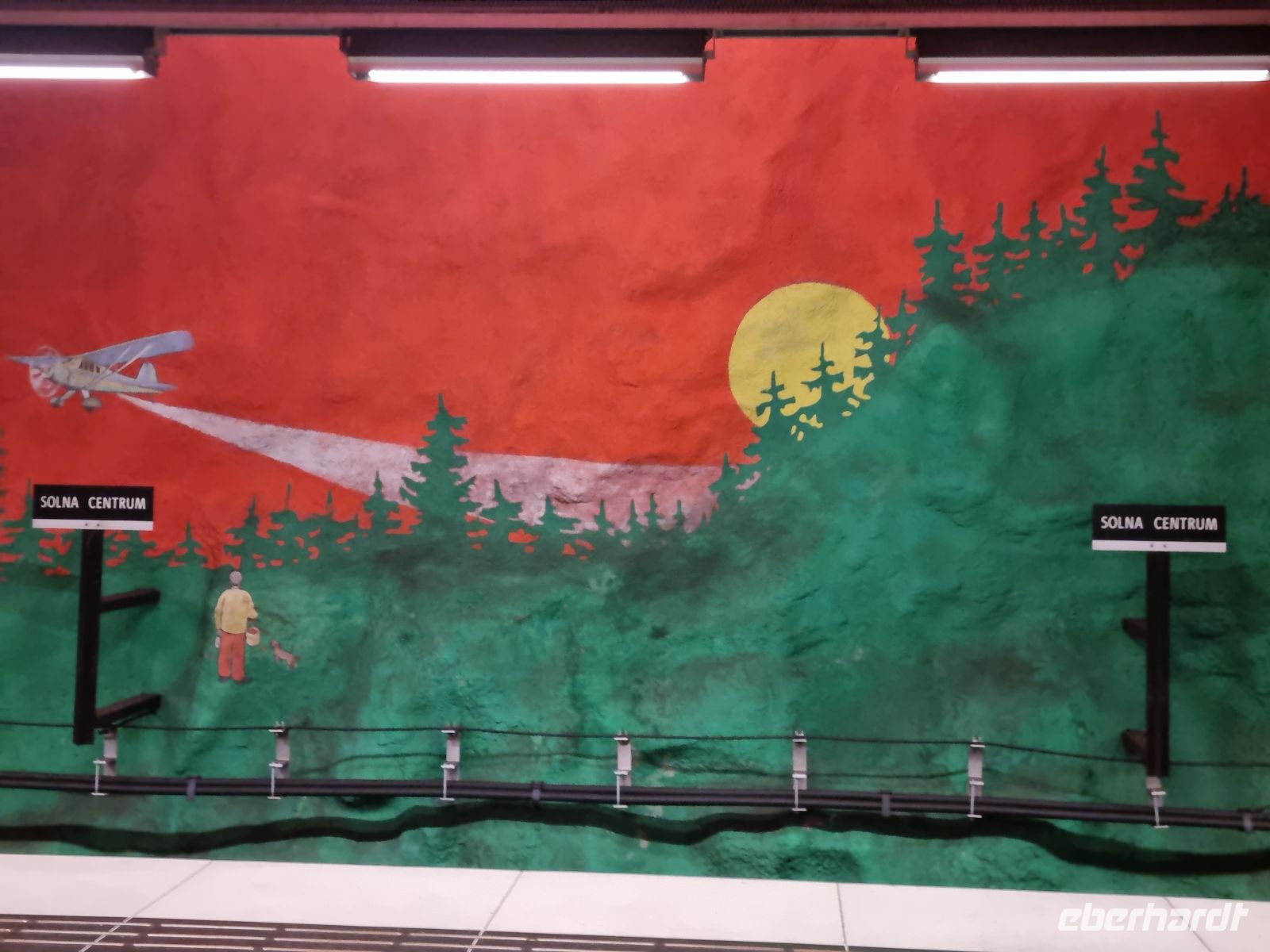 Tunnelbana-Station: Solna centrum