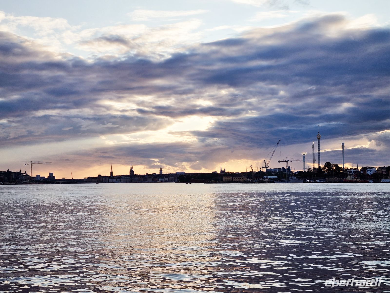 Abendstimmung in Stockholm...