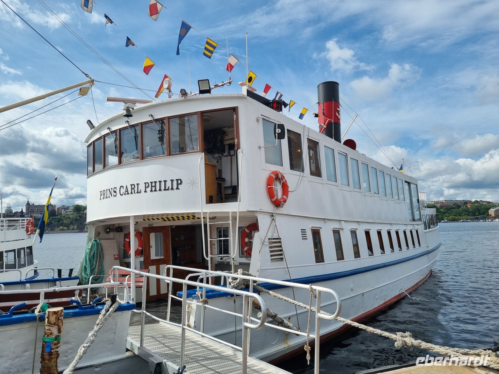 Schifffahrt zum Schloss Drottningholm 