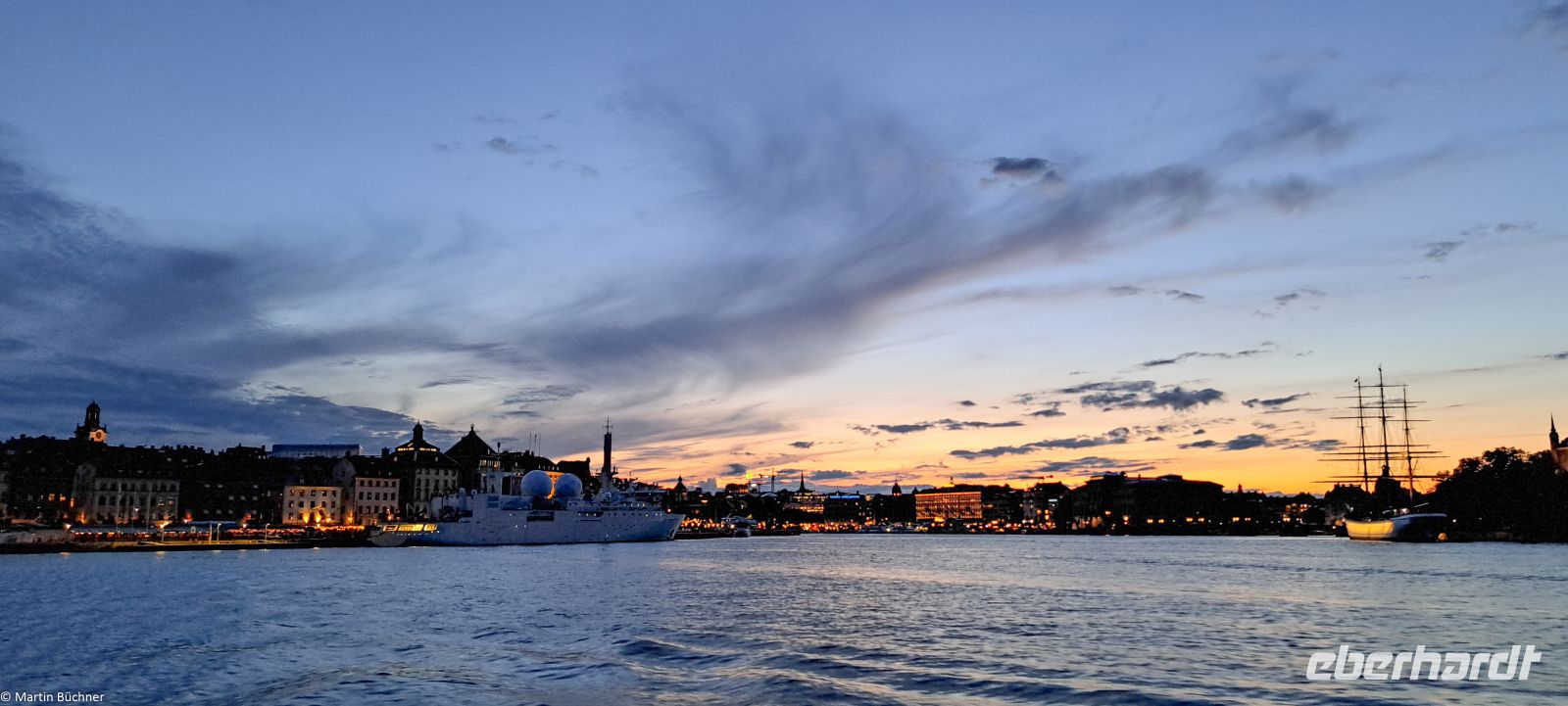 Sommerliches Stockholm (Weiße Nächte)