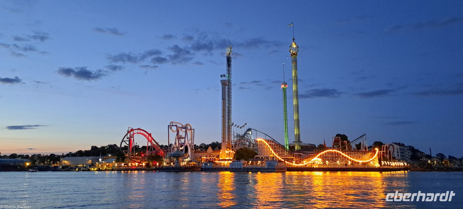 Sommerliches Stockholm (Weiße Nächte)