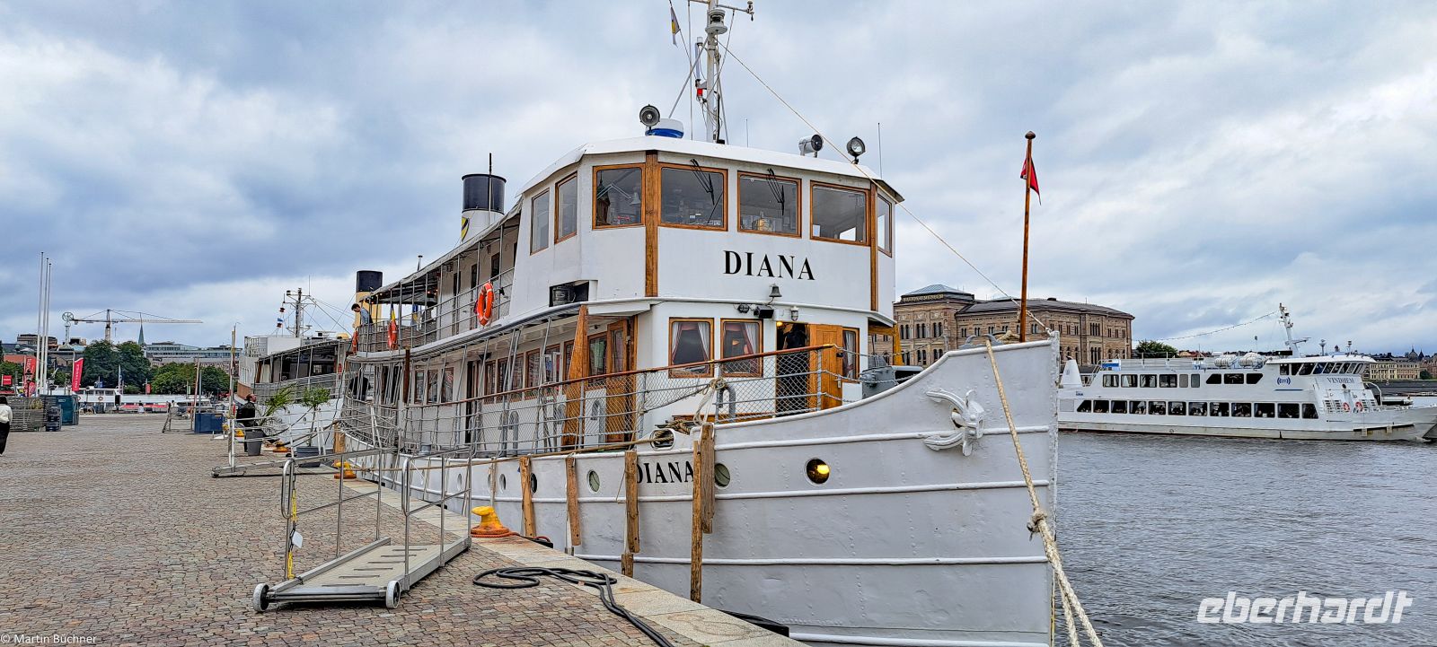 Stockholm - Die M/S Diana erwartet uns bereits - morgen geht es los!