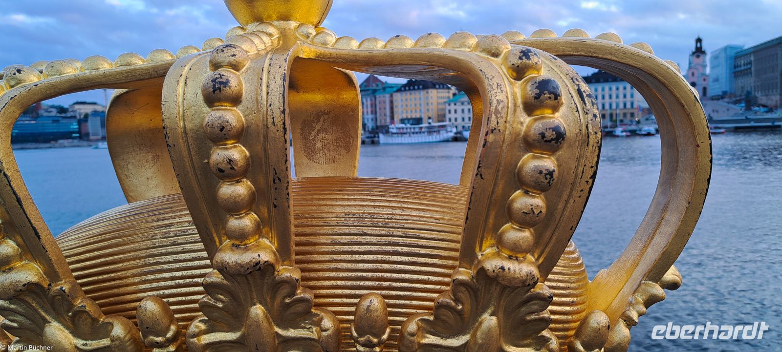 Stockholm - Blick nach Gamla Stan & M/S Diana