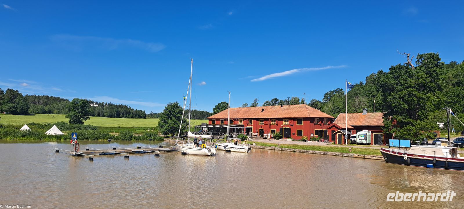 Mem - Östlicher Eingang zum Göta Kanal